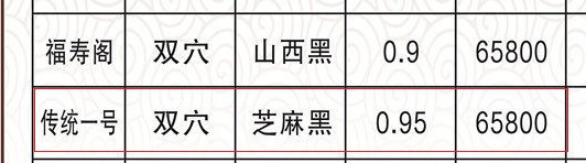 长安慈恩园公墓传统一号65800